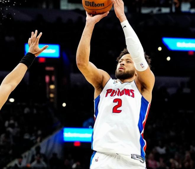 活塞终结四连败逆转篮网 坎宁安两双助双核爆发